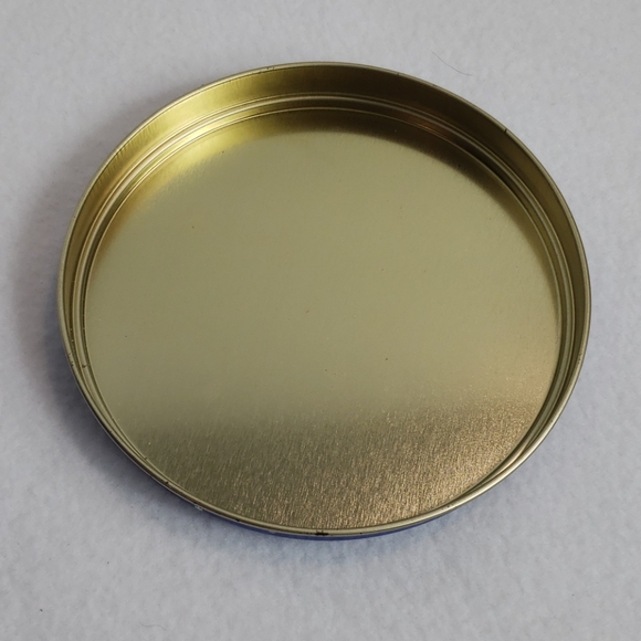 Vintage 1988 M&M's Candy Tin Round Blue Purple - Picture 9 of 9